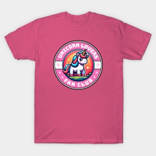 Unicorn Lovers Fan Club Emblem T-Shirt